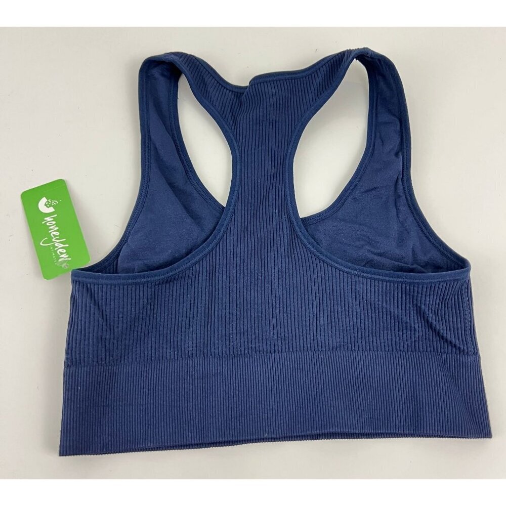 Honeydew Tracey Seamless Bra Black Ribbed size S NWT - Picture 3 of 4